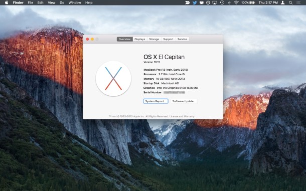 Mac El Capitan Installer Download